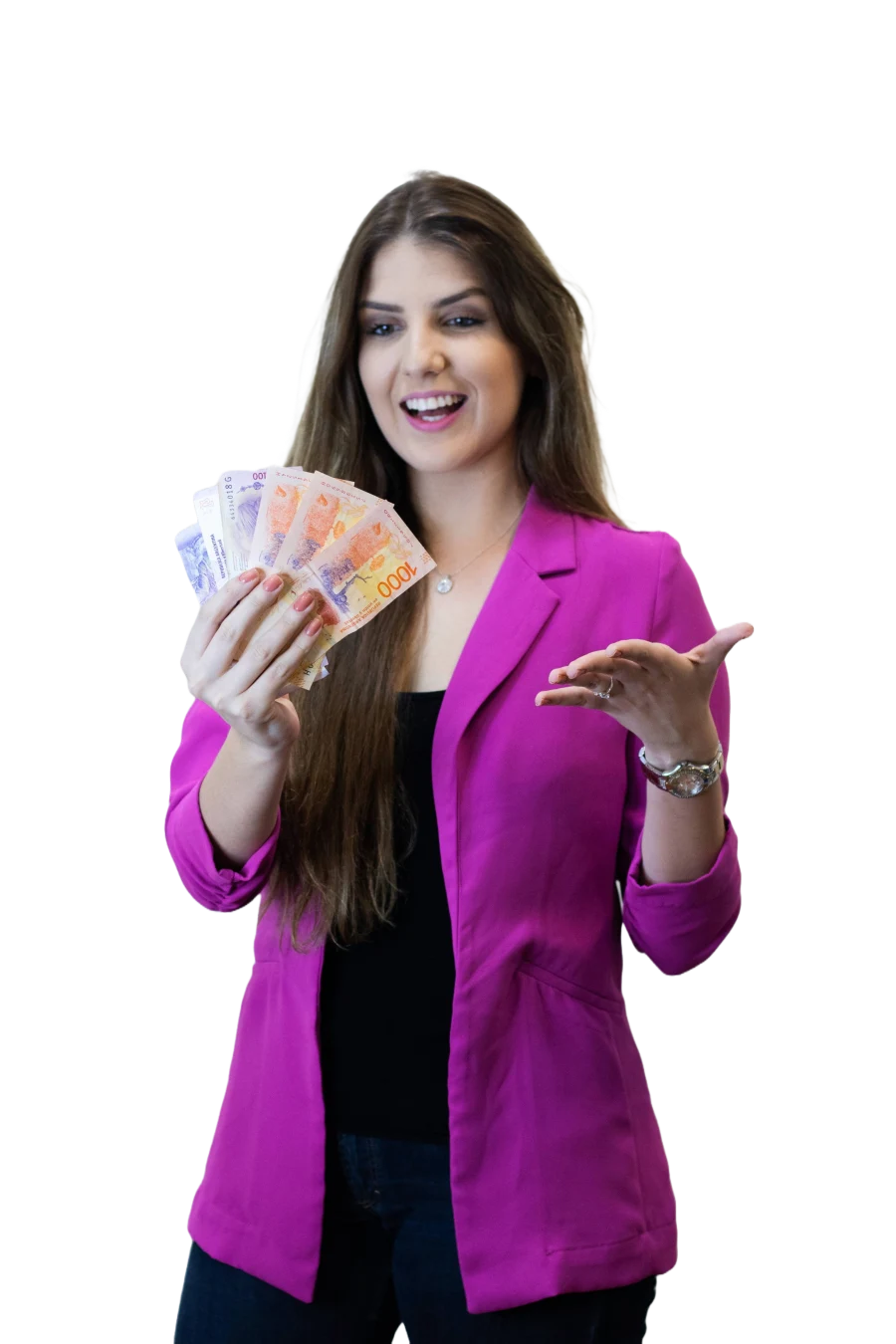 Fernanda Mortatti mostrando o quanto você pode economizar estudando fora