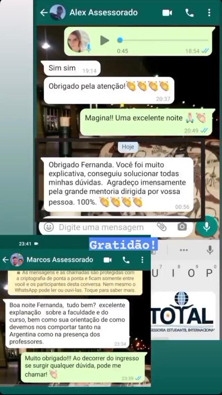 Print de conversa de WhatsApp — estudante assessorado 2